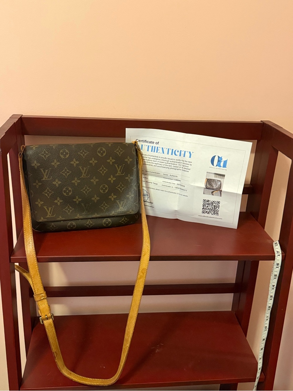 Louis Vuitton Monogram Musette Tango long  strap Crossbody